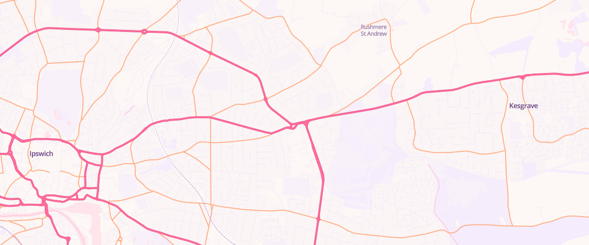 Map showing the location of Eg Ipswich Pfs