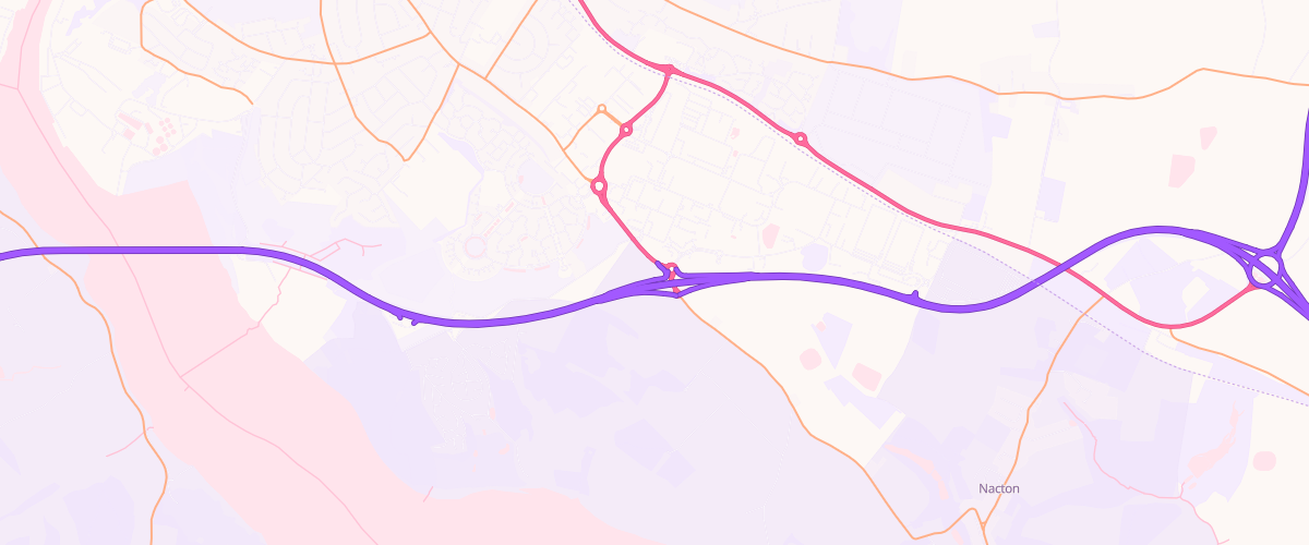 Map showing the location of Shell Orwell