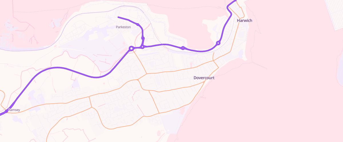 Map showing the location of Tgc Vines