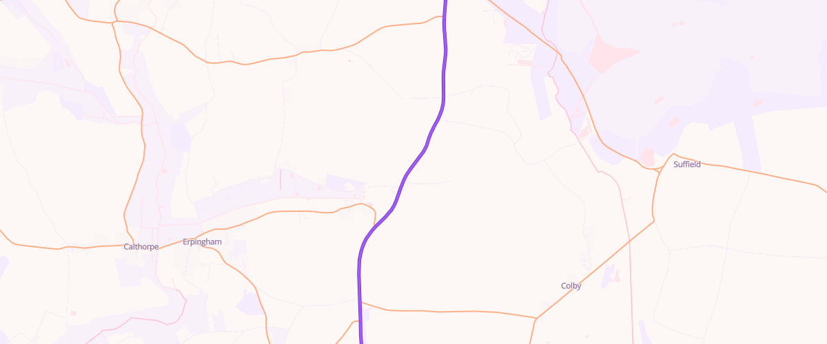 Map showing the location of Martin Service Station