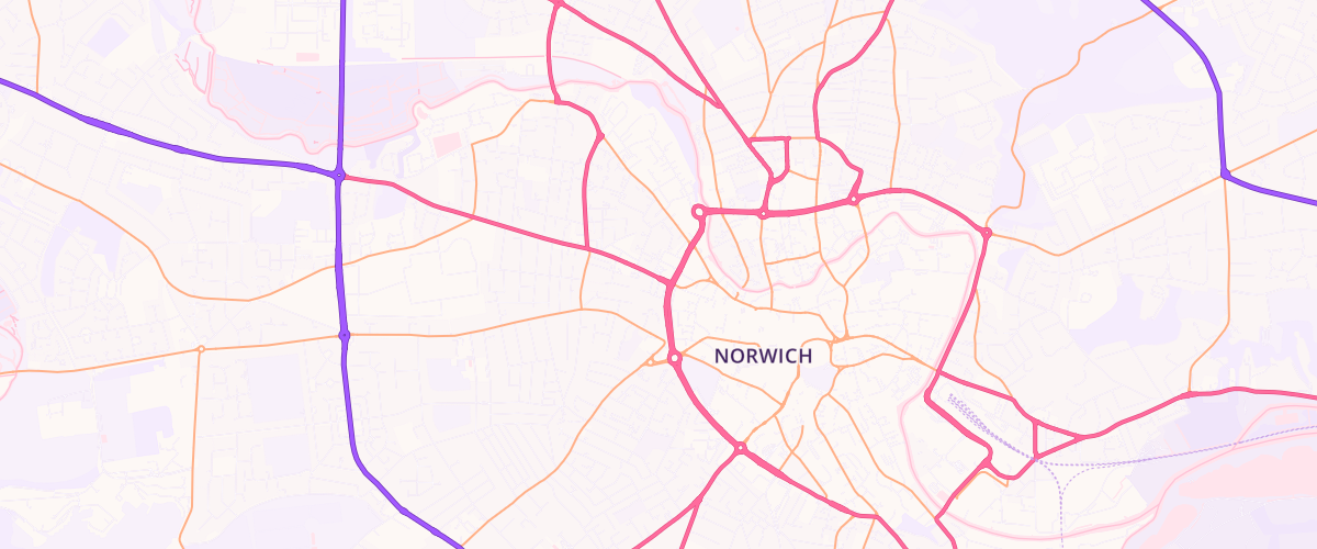 Map showing the location of Mfg St. Benedicts