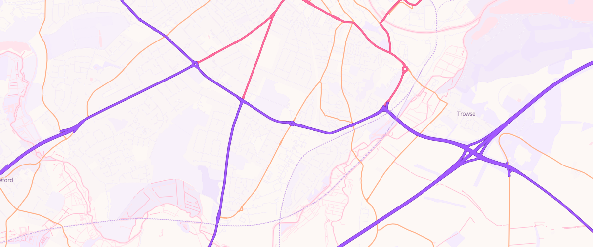 Map showing the location of Mfg Norwich South