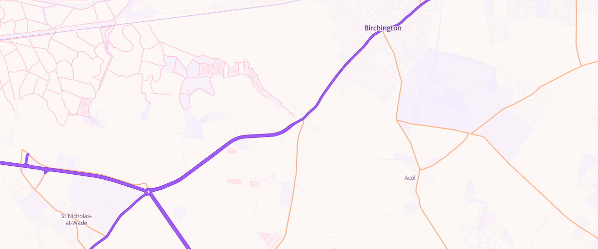 Map showing the location of Brooksend Service Station Ltd