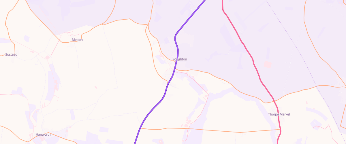 Map showing the location of Total Harvest Energy Roughton
