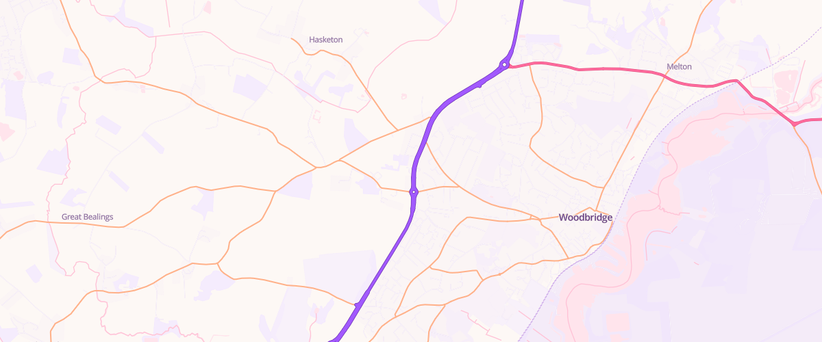 Map showing the location of Shell Grove