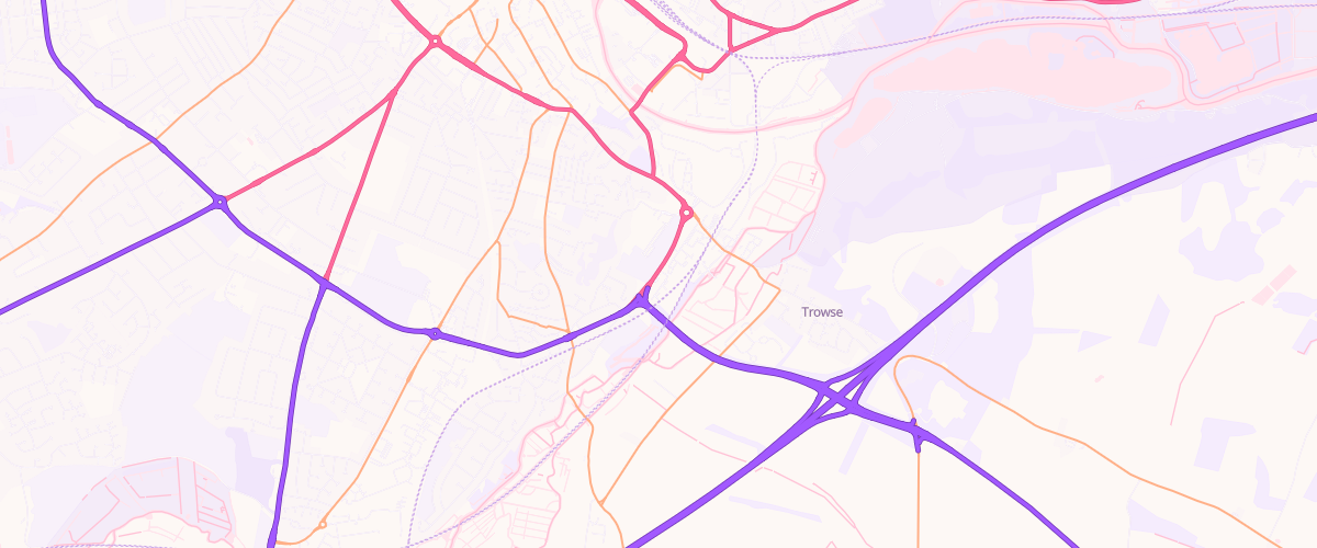 Map showing the location of Mfg Martineau Lane