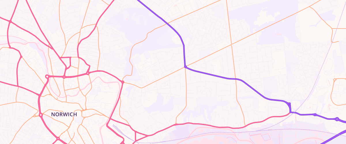 Map showing the location of Mfg Plumstead Road