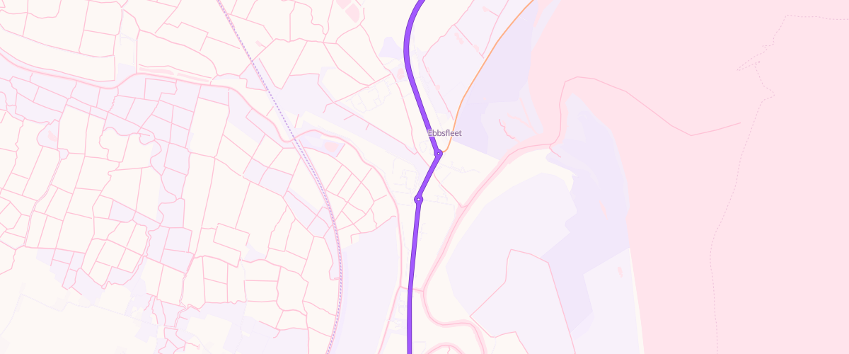 Map showing the location of Rontec Richborough