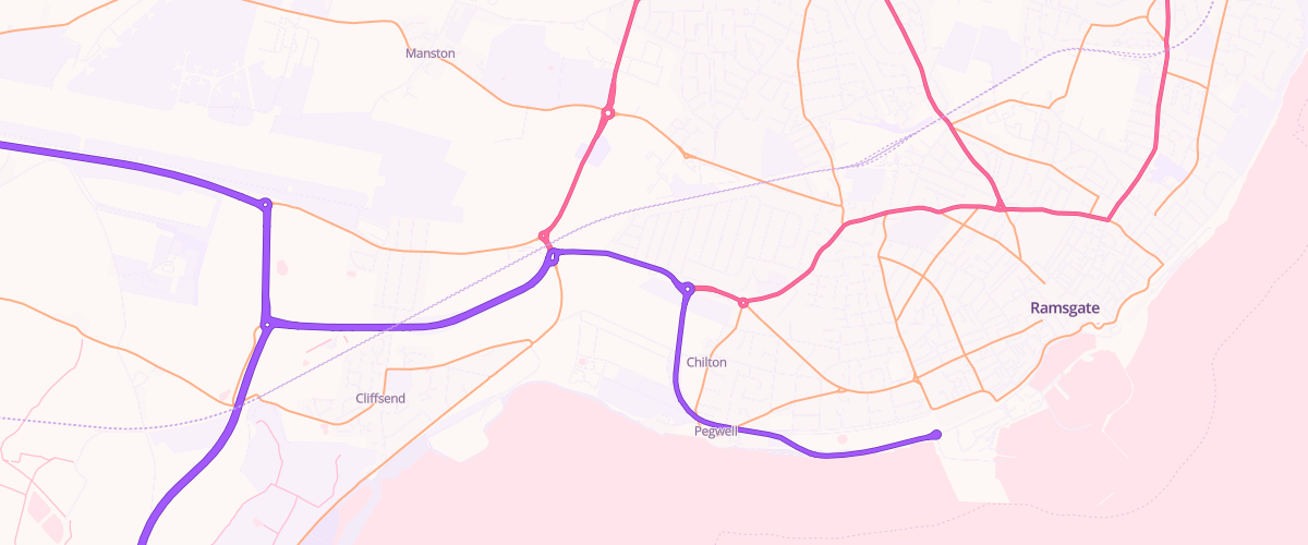 Map showing the location of Shell Royal Oak