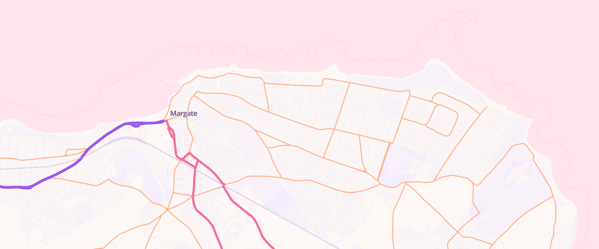 Map showing the location of Mfg Margate