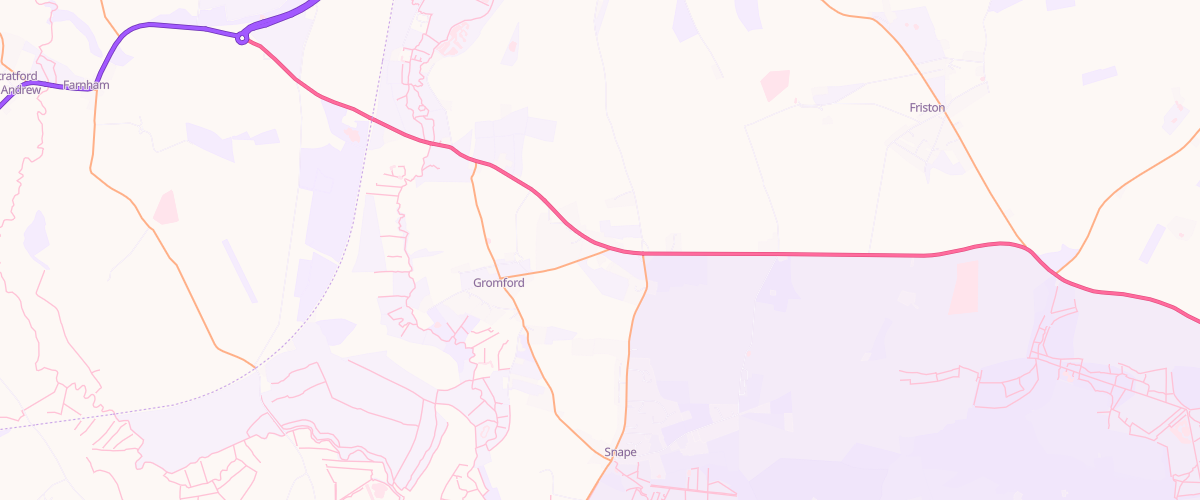 Map showing the location of Church Garage