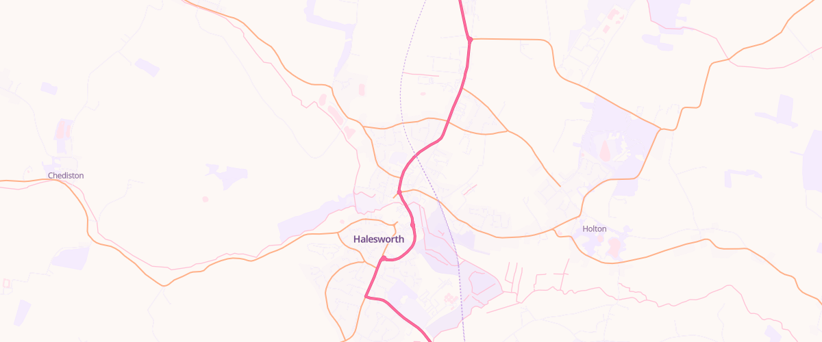 Map showing the location of Aw D Hammond Ltd