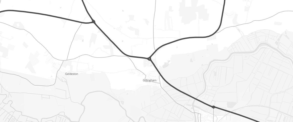 Map showing the location of Shell Co-Op Beccles
