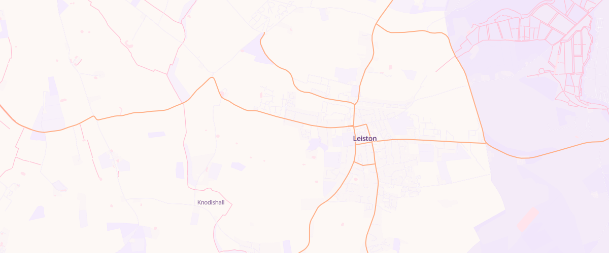 Map showing the location of L B Shotter And