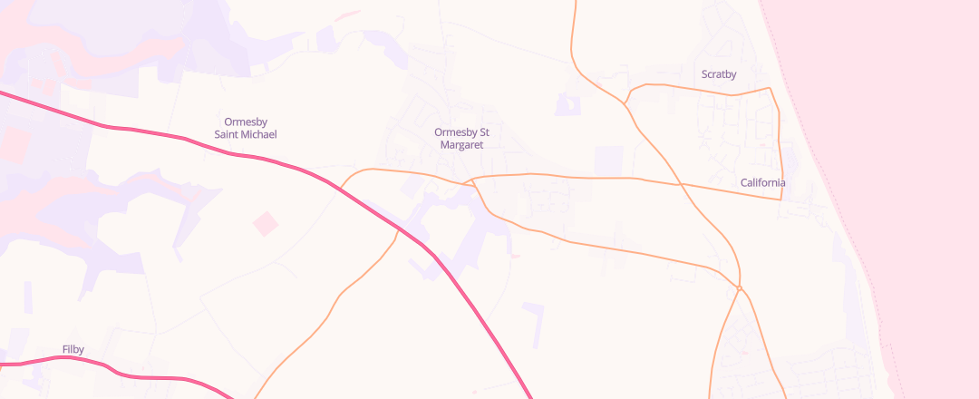 Map showing The Gearbox Centre, Great Yarmouth